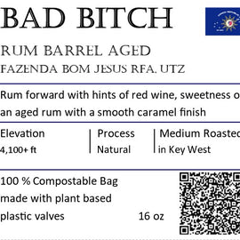 Key West Bad Bitch Rum Barrel