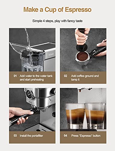 Yabano Paquete de picadora de carne eléctrica y negra de 6 tazas Moka Yabano Paquete de picadora de carne eléctrica y negra de 6 tazas Moka
