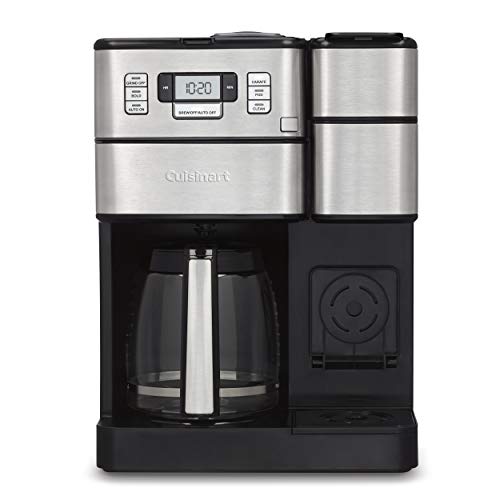 Cuisinart SS-GB1 Coffee Center Grind and Brew Plus, Built-in Coffee  Grinder, Coffeemaker and Single-Serve Brewer with 6oz, 8oz and 10oz Serving  Size